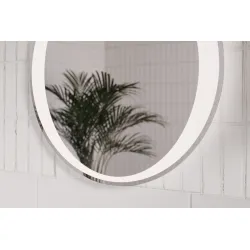 Pakabinamas LED veidrodis AURELIA, 60x60 cm