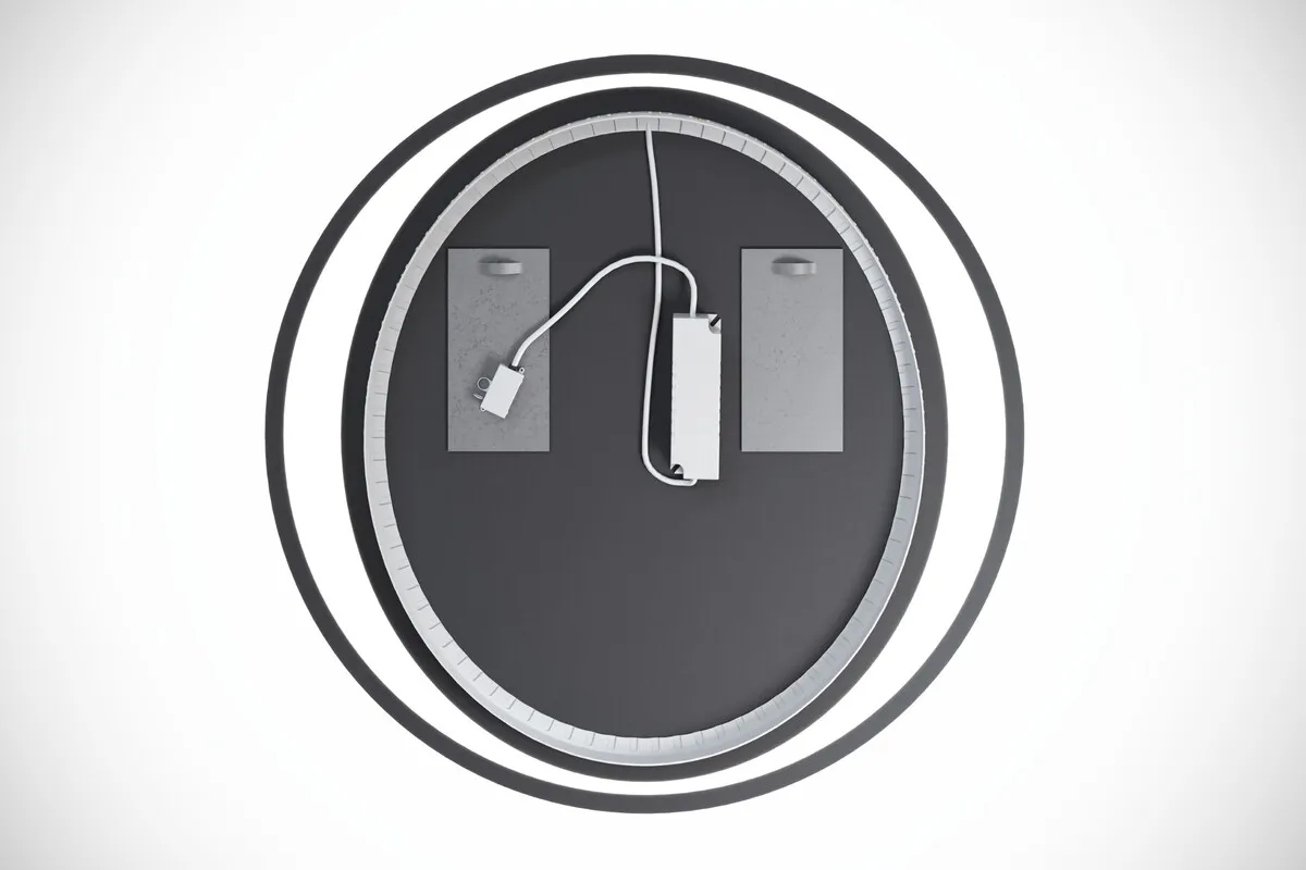 Pakabinamas LED veidrodis AURELIA, 80x80 cm