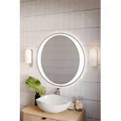 Pakabinamas LED veidrodis AURELIA, 80x80 cm