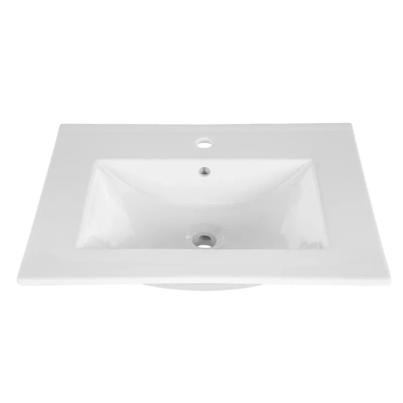 Pakabinama vonios spintelė su praustuvu 828 ASTRA WHITE, 81x46x50 cm