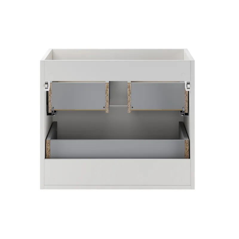 Pakabinama vonios spintelė su praustuvu 826D ASTRA WHITE, 121x46x50 cm