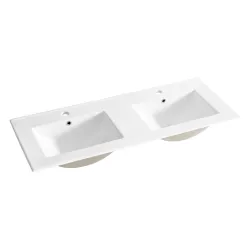 Pakabinama vonios spintelė su praustuvu 826D ASTRA WHITE, 121x46x50 cm