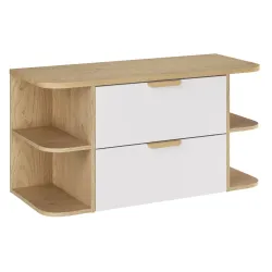 Pakabinama vonios spintelė su praustuvu 821A ASTRA WHITE, 100x46x50 cm