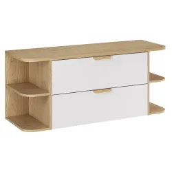 Pakabinama vonios spintelė su stalviršiumi 822 ASTRA WHITE, 120x46x50 cm