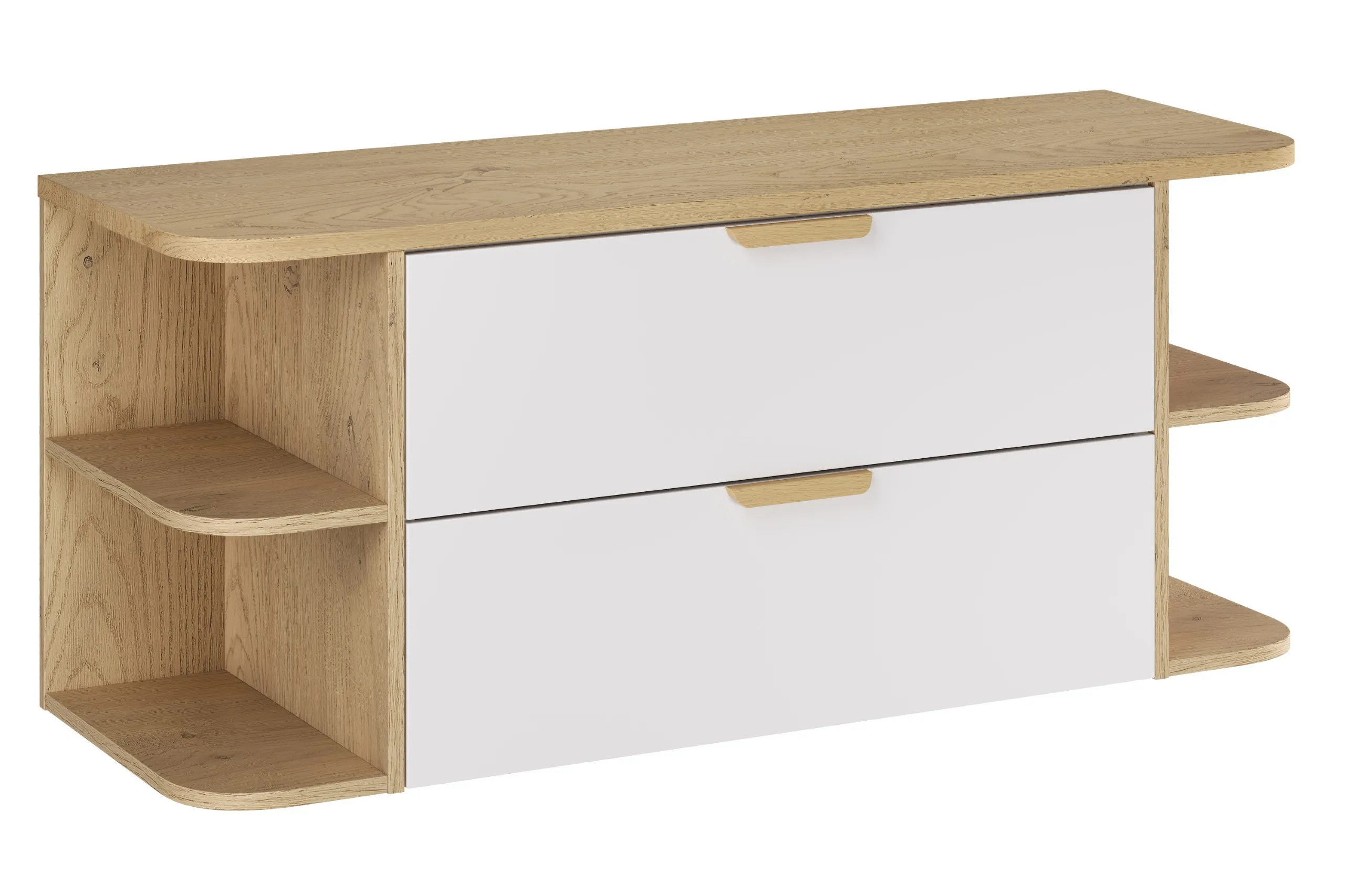 Pakabinama vonios spintelė su stalviršiumi 822 ASTRA WHITE, 120x46x50 cm