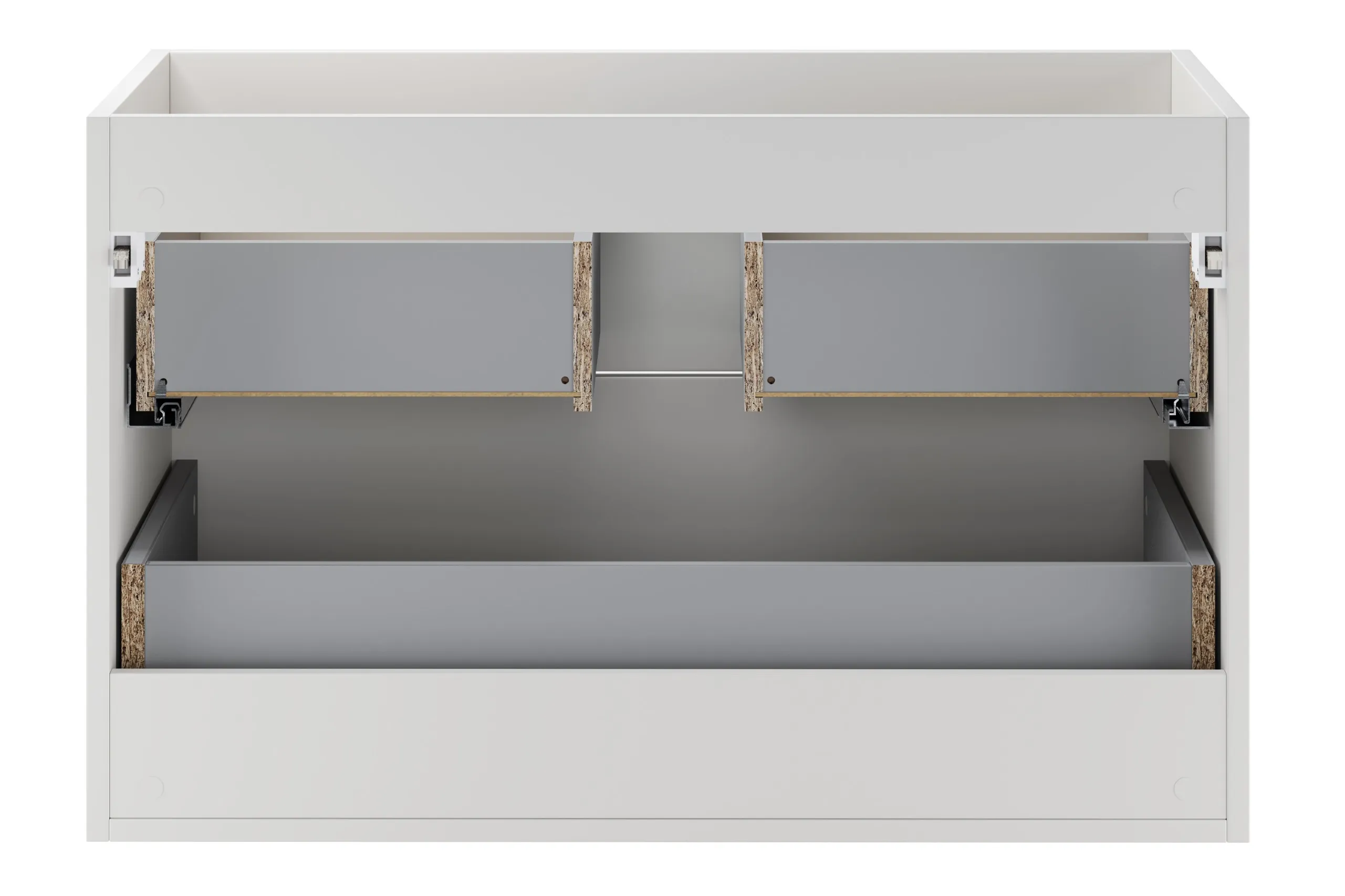 Pakabinama vonios spintelė su stalviršiumi 822 ASTRA WHITE, 120x46x50 cm