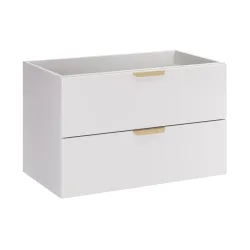 Pakabinama vonios spintelė su stalviršiumi 822A ASTRA WHITE, 121x46x50 cm