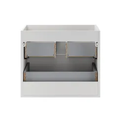 Pakabinama vonios spintelė su stalviršiumi 828A ASTRA WHITE, 81x46x50 cm