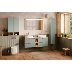 Pakabinama vonios spintelė 803 ASTRA GREEN, 30x25x80 cm