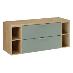 Pakabinama vonios spintelė su stalviršiumi 822A ASTRA GREEN, 121x46x50 cm