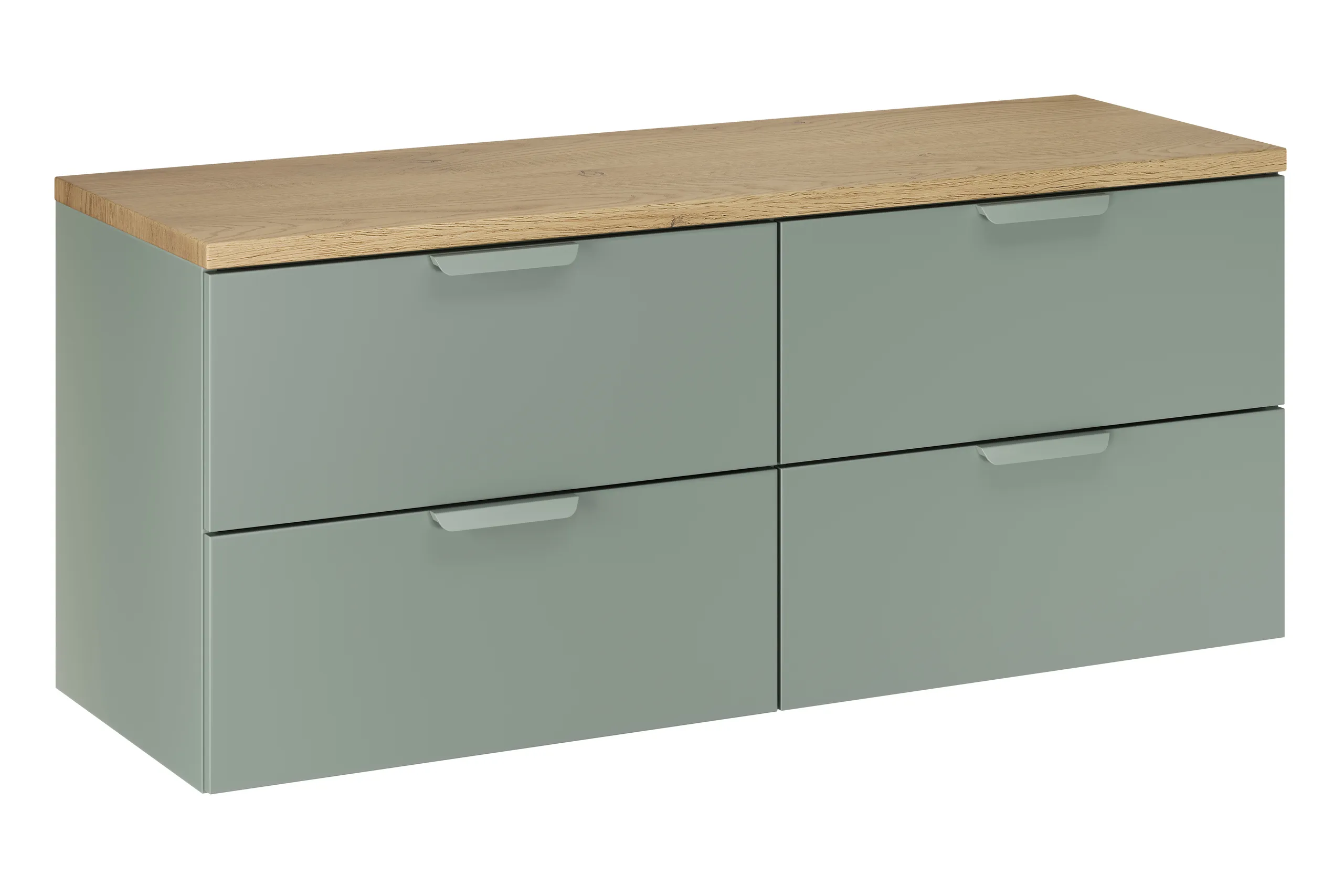 Pakabinama vonios spintelė su stalviršiumi 826D ASTRA GREEN, 121x46x50 cm