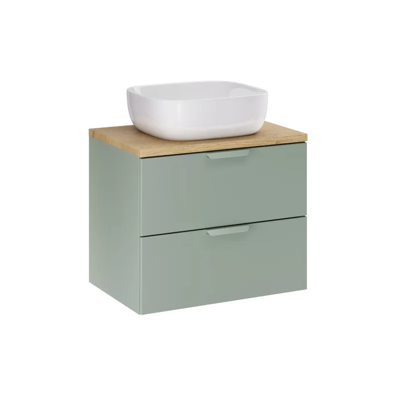 Pakabinama vonios spintelė su stalviršiumi 826 ASTRA GREEN, 61x46x50 cm