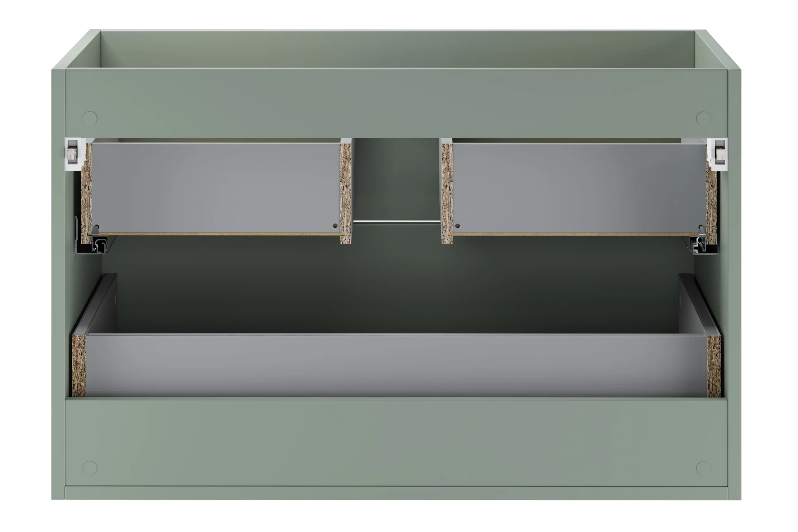 Pakabinama vonios spintelė su stalviršiumi 828 ASTRA GREEN, 81x46x50 cm