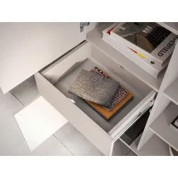 Vitrina su LED apšvietimu BARNET, kašmyro, 92x40x150 cm