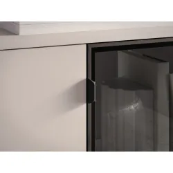 Komoda su LED apšvietimu BARNET, kašmyro, 160x40x86 cm