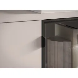 Spintelė su LED apšvietimu BARNET, kašmyro, 107x40x86 cm