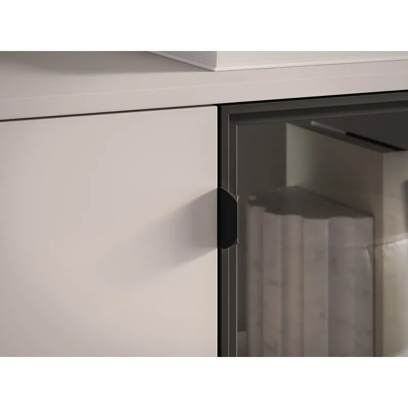 Spintelė su LED apšvietimu BARNET, kašmyro, 107x40x86 cm