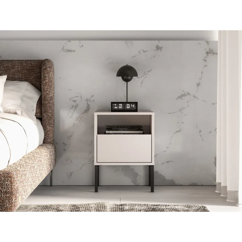 Naktinis staliukas BARNET, kašmyro, 40x34x53 cm