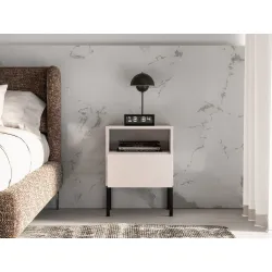 Naktinis staliukas BARNET, kašmyro, 40x34x53 cm