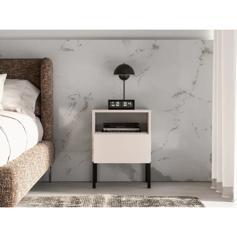 Naktinis staliukas BARNET, kašmyro, 40x34x53 cm