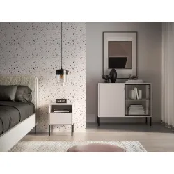 Naktinis staliukas BARNET, kašmyro, 40x34x53 cm