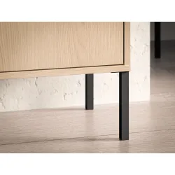 Naktinis staliukas BARNET, ąžuolo, 40x34x53 cm