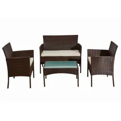 Lauko baldų komplektas COMO BROWN