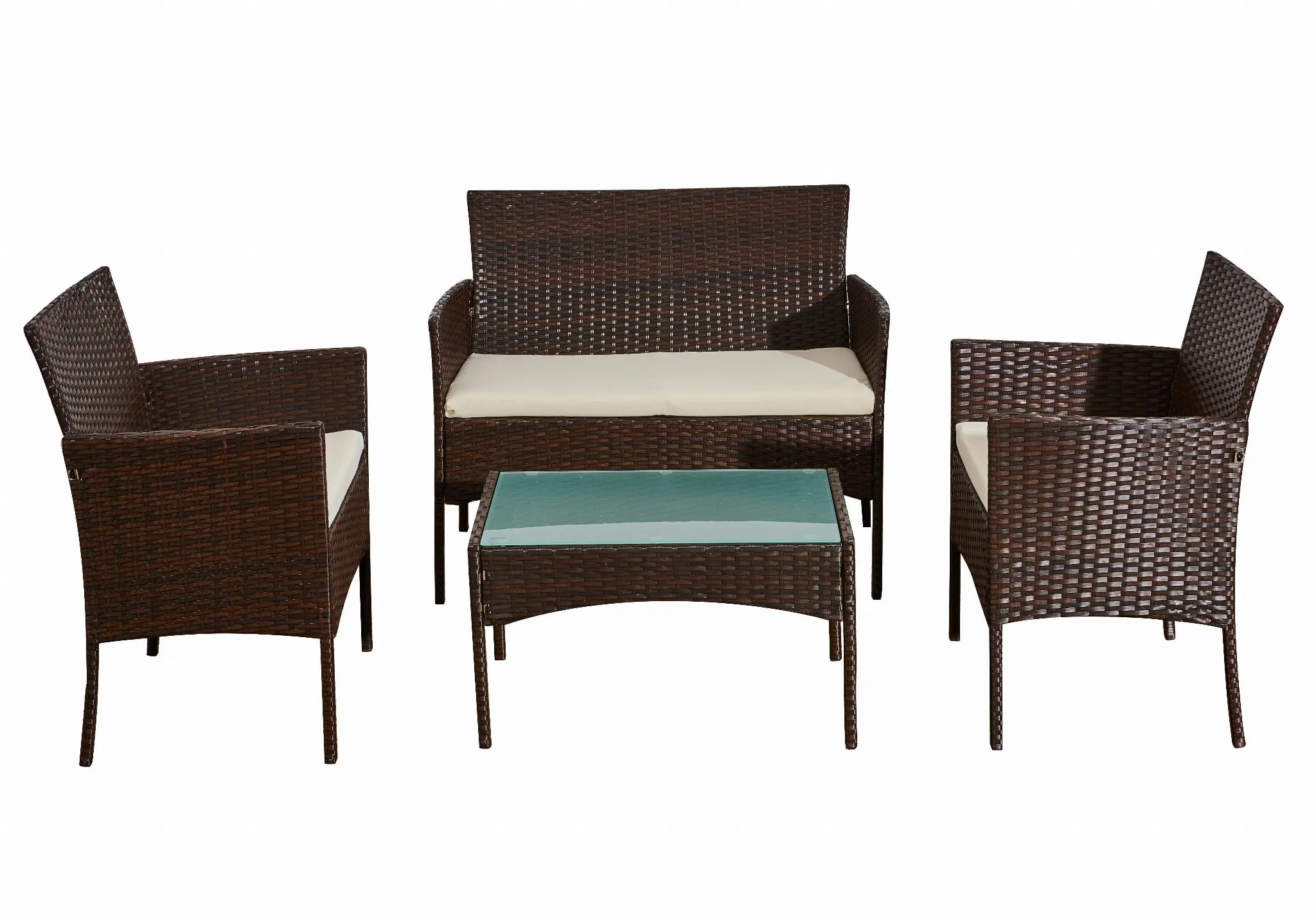 Lauko baldų komplektas COMO BROWN