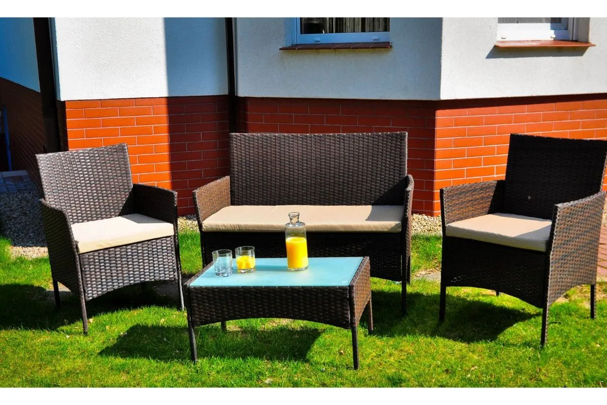 Lauko baldų komplektas COMO BROWN