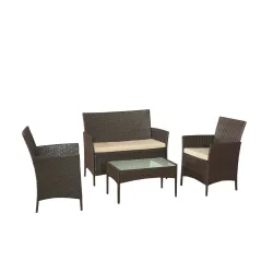 Lauko baldų komplektas COMO BROWN