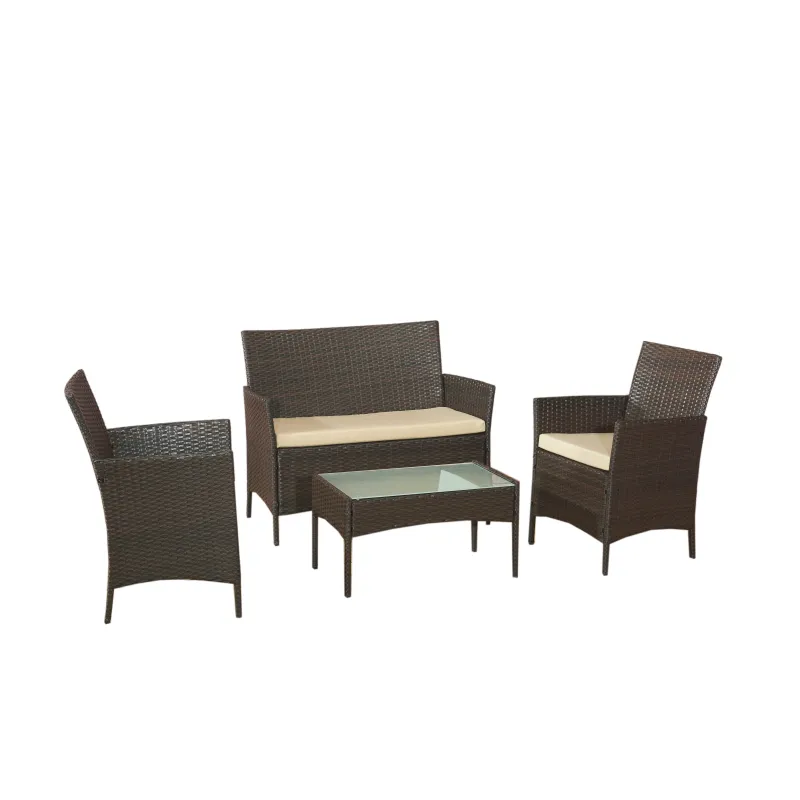 Lauko baldų komplektas COMO BROWN