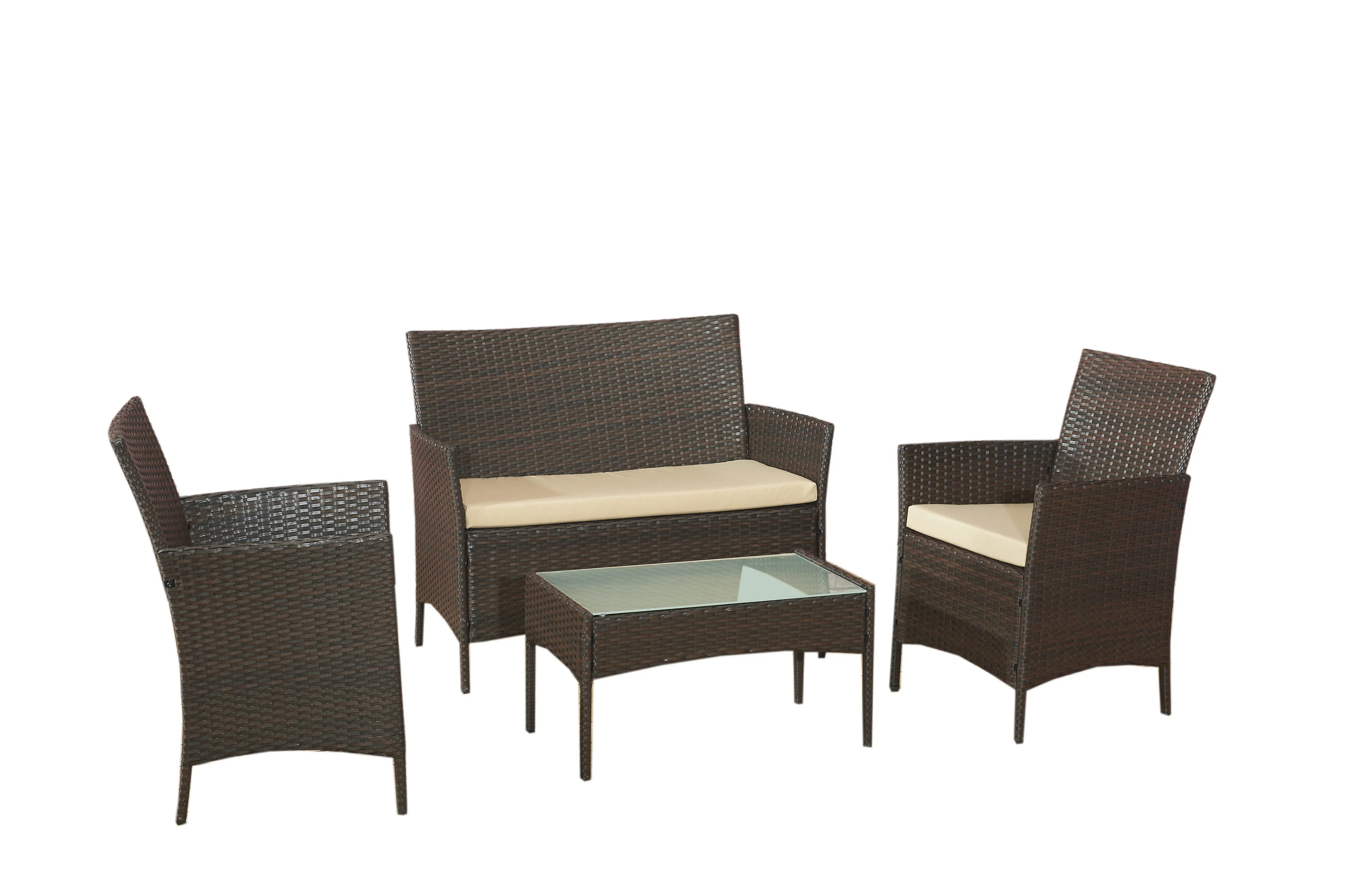 Lauko baldų komplektas COMO BROWN