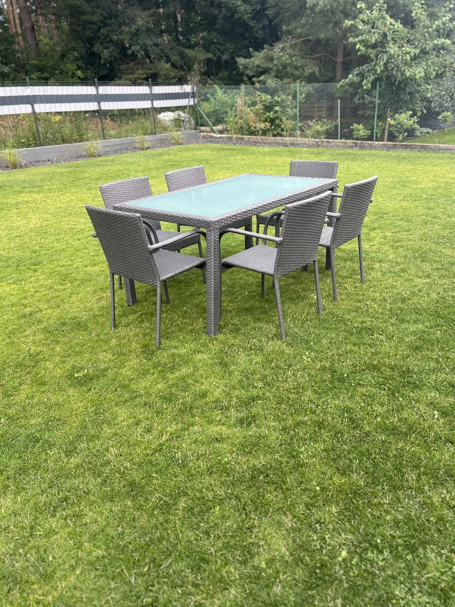 Lauko baldų komplektas AVICE GRAY