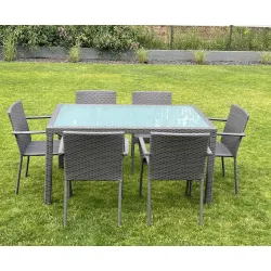 Lauko baldų komplektas AVICE GRAY