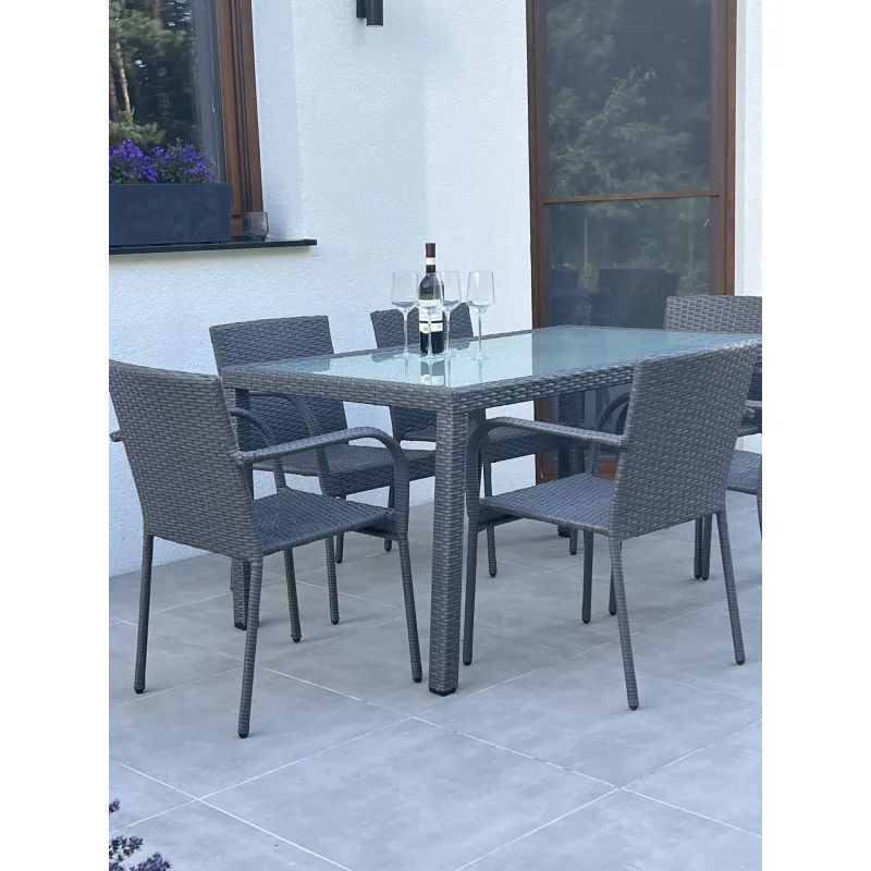 Lauko baldų komplektas AVICE GRAY