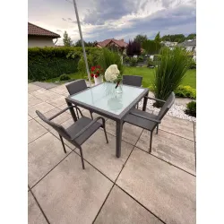 Lauko baldų komplektas ECCELL GRAY