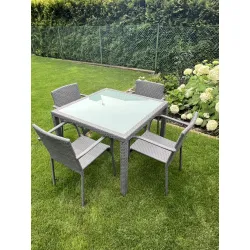 Lauko baldų komplektas ECCELL GRAY