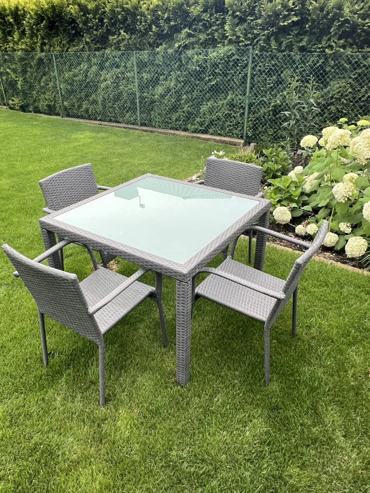 Lauko baldų komplektas ECCELL GRAY