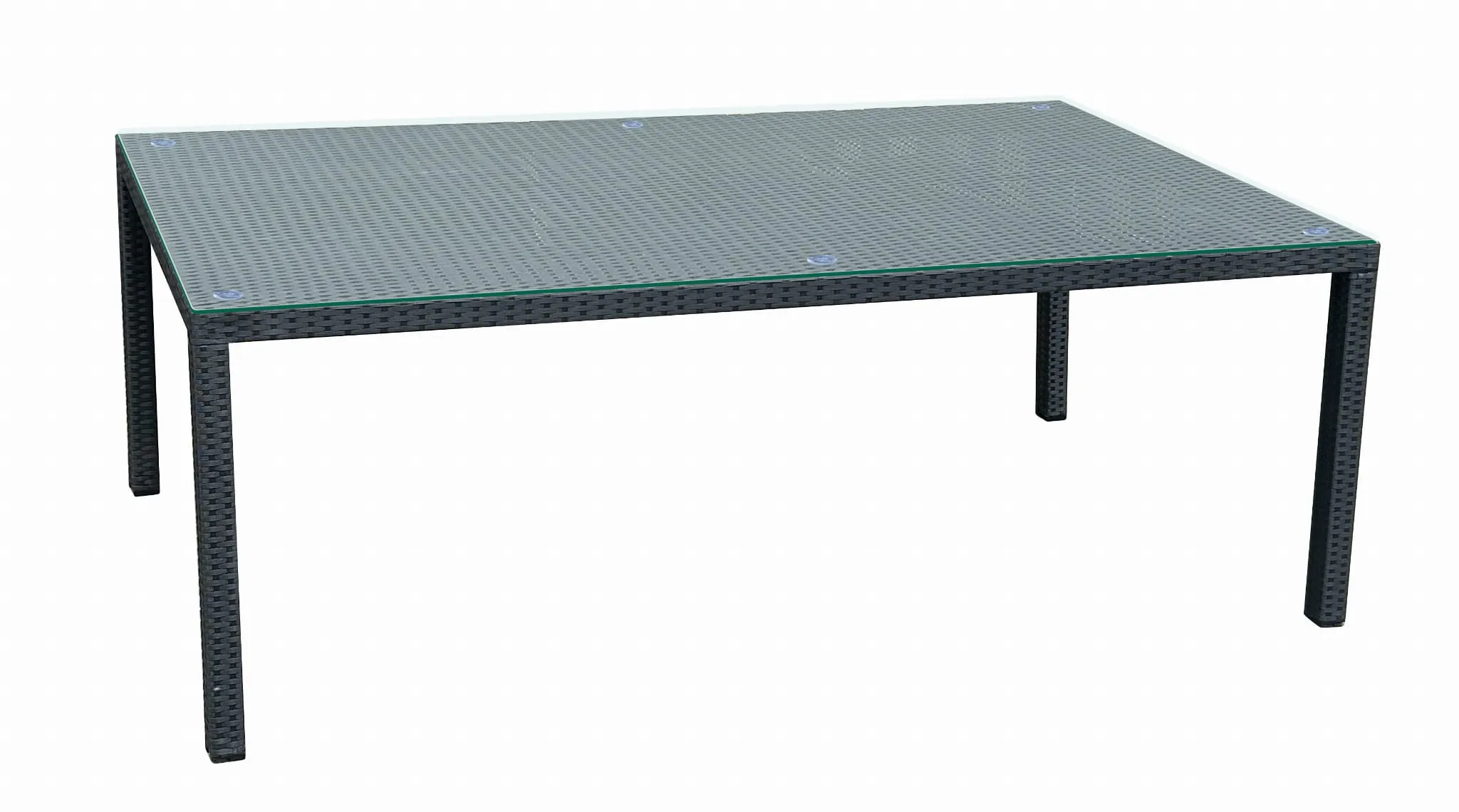 Lauko stalas SD001, juodas, 200x100 cm