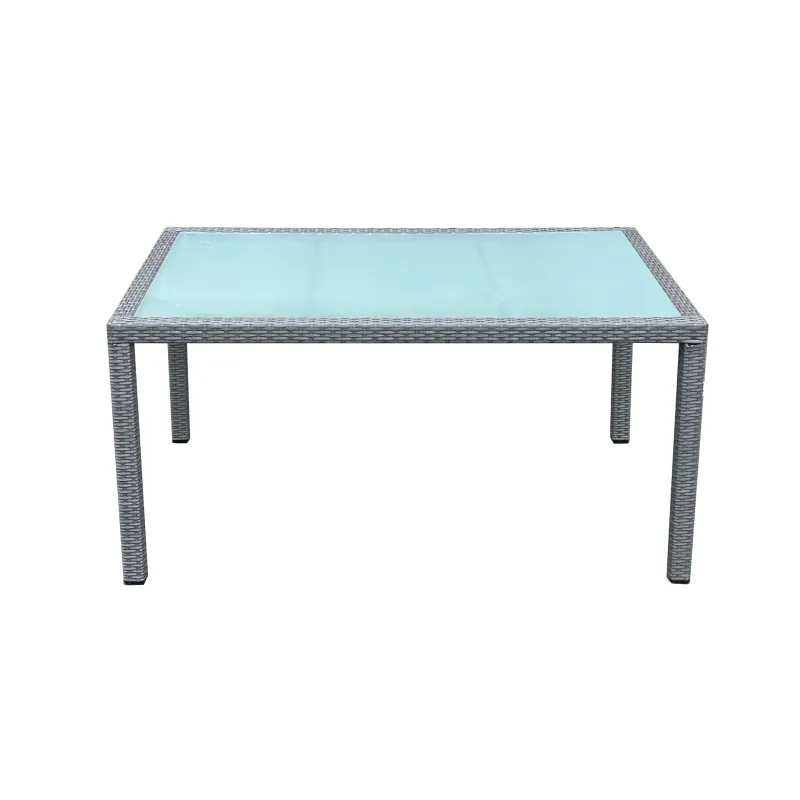 Lauko stalas SD002, pilkas,150x90 cm