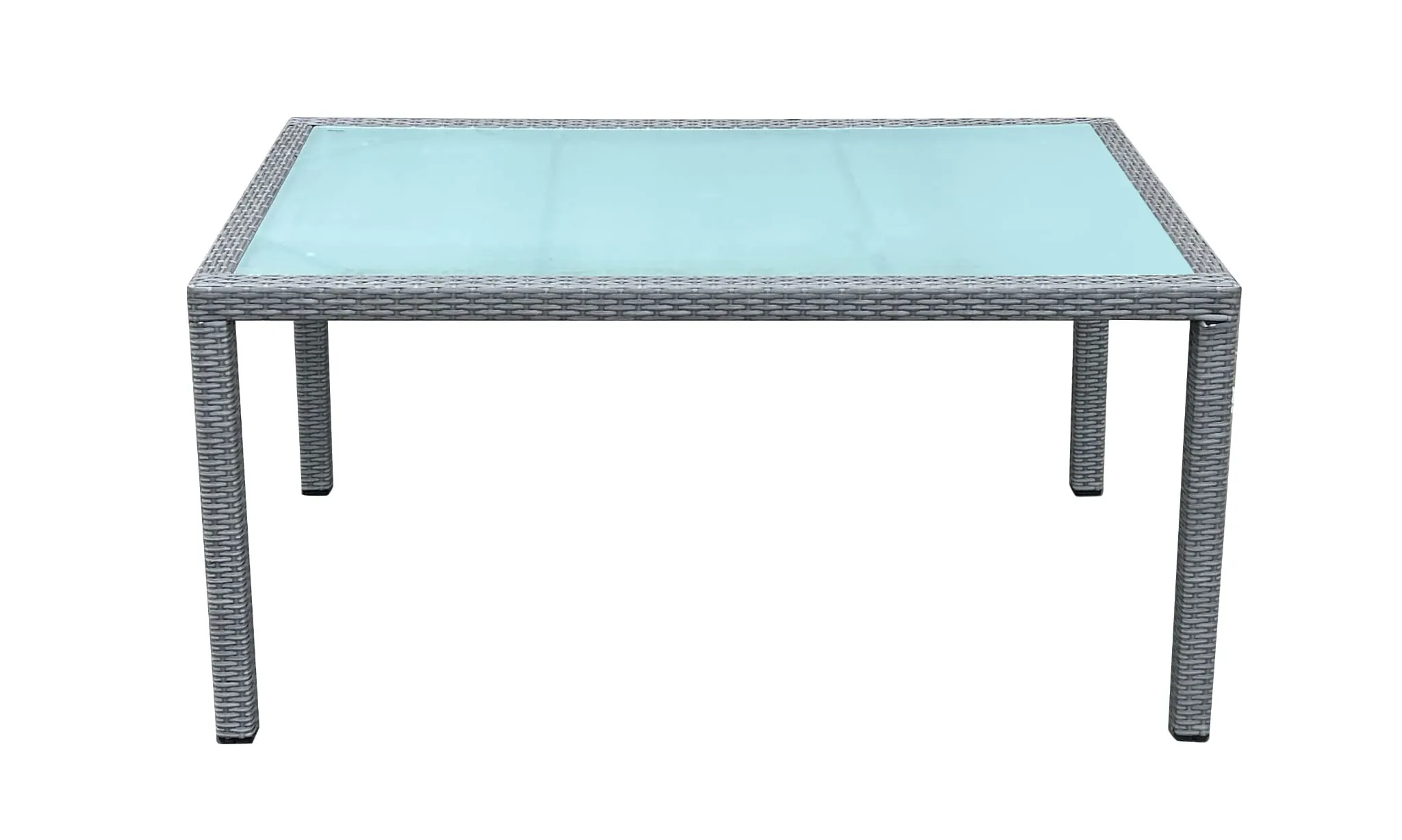 Lauko stalas SD002, pilkas,150x90 cm