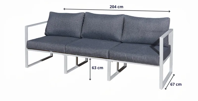 Lauko sofa MOSTRA, balta