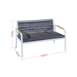 Lauko sofa RARIO, 122x65x73 cm