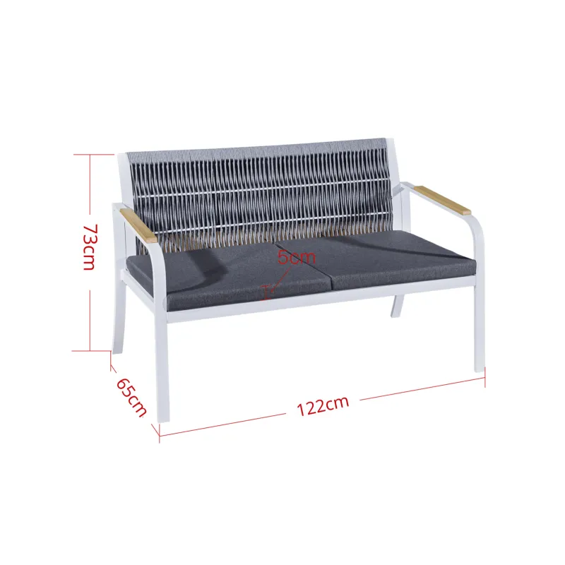 Lauko sofa RARIO, 122x65x73 cm