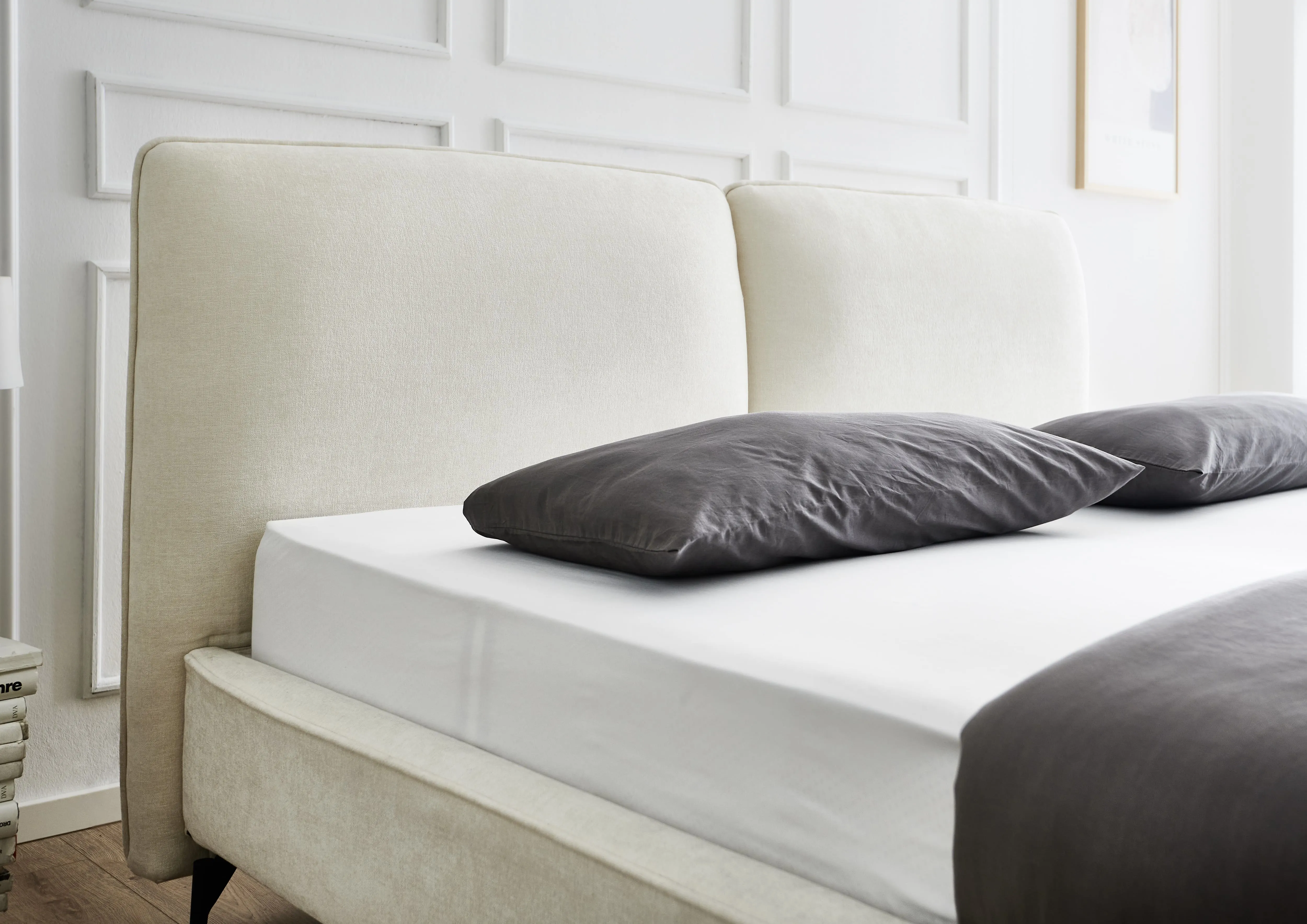 Lova 160/180/200 cm INFINA F1, ivory