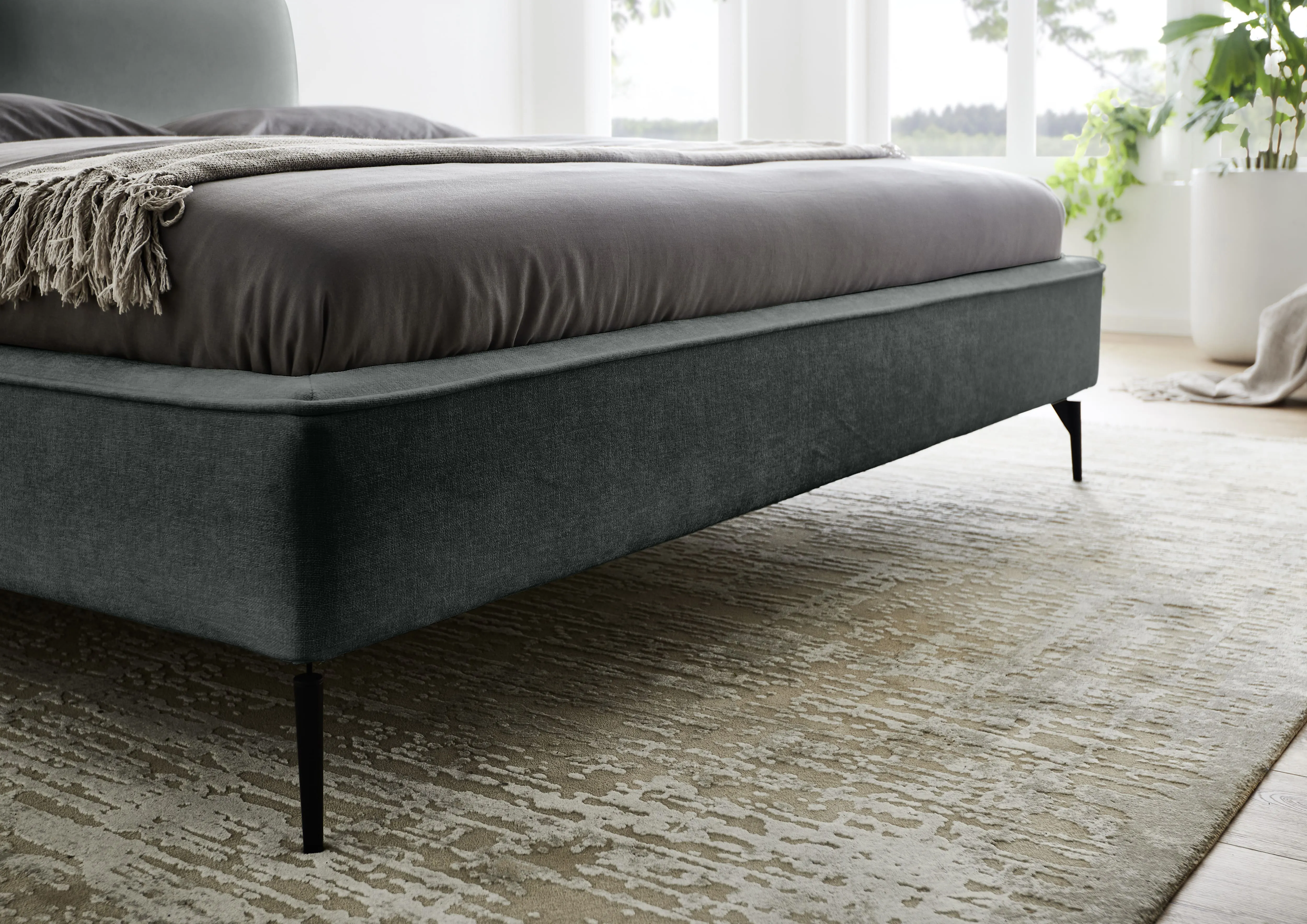 Lova 160/180/200 cm INFINA F1, samanų