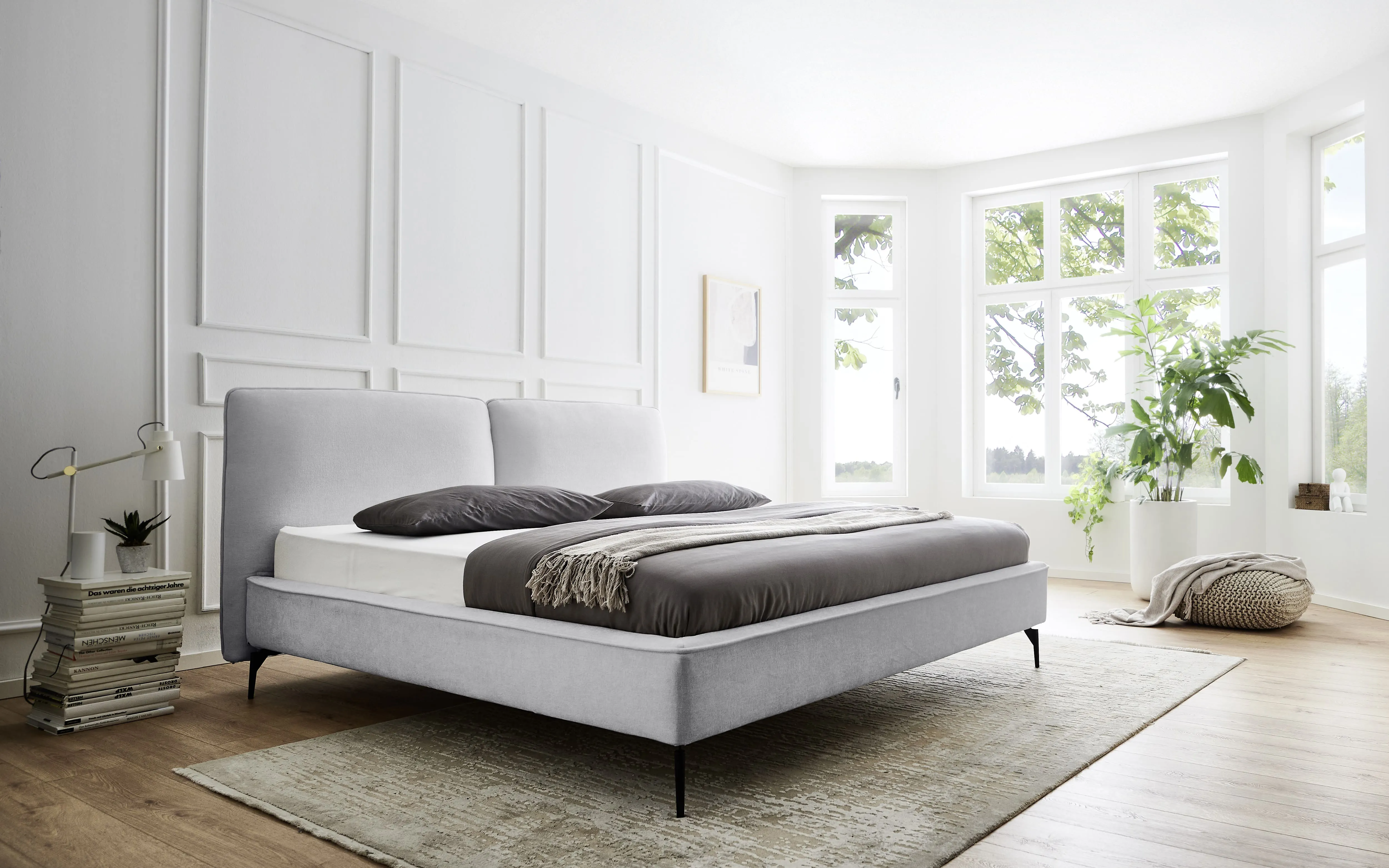 Lova 160/180/200 cm INFINA F1, dove