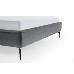 Lova 160/180/200 cm INFINA F1, pilka