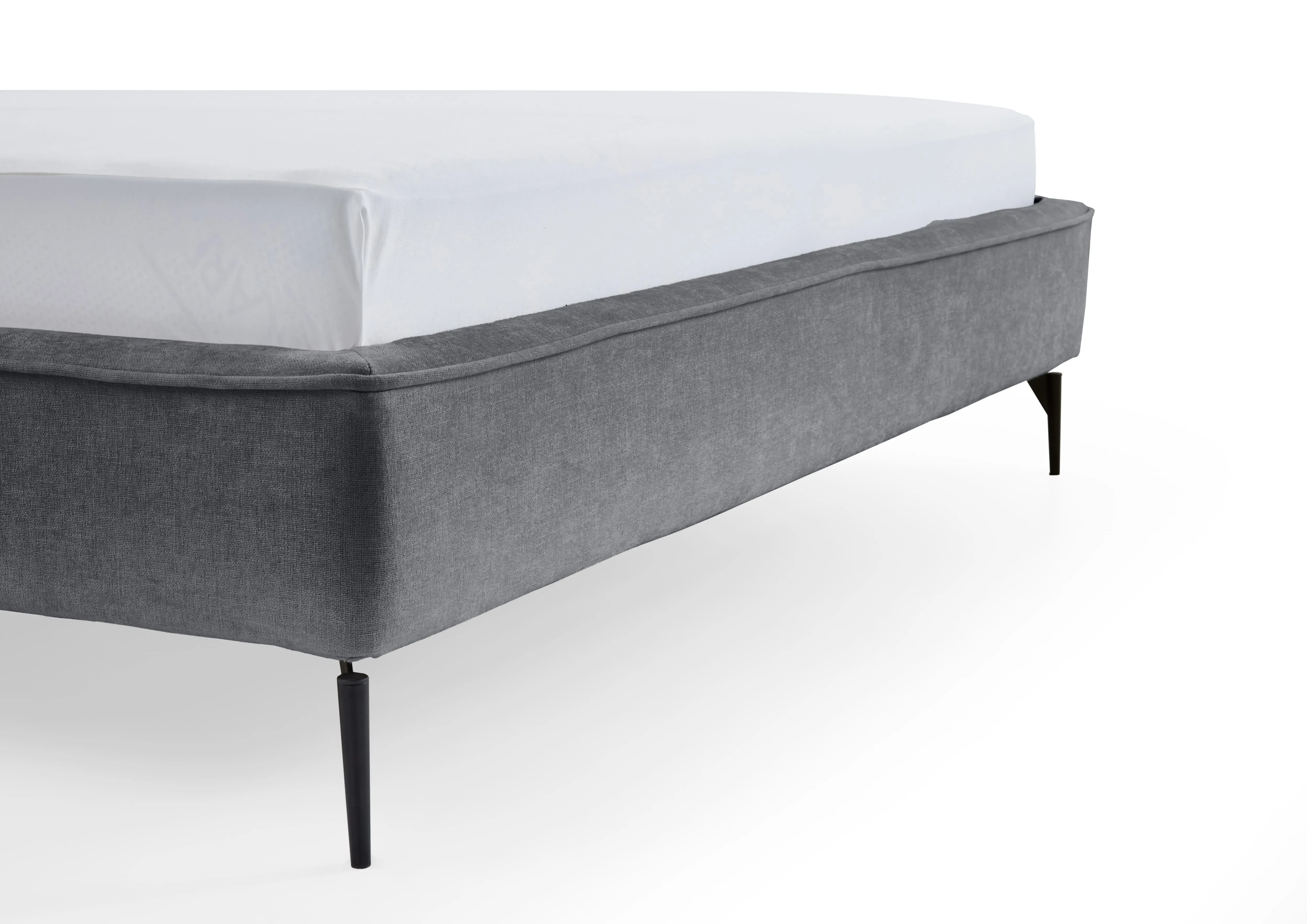 Lova 160/180/200 cm INFINA F1, pilka