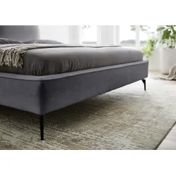 Lova 160/180/200 cm INFINA F1, pilka